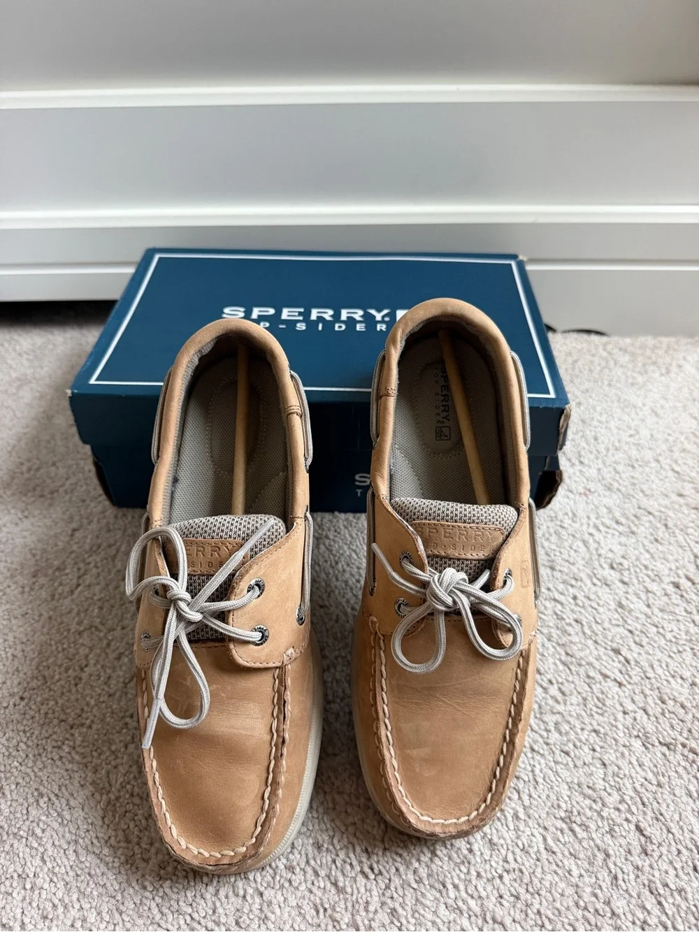 Sperry Casual Leather Boat Shoes in Tan